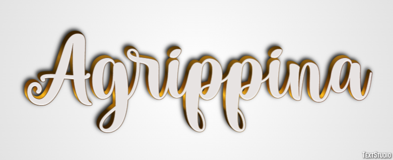 Agrippina Efeito de texto