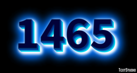 1465 Text effect