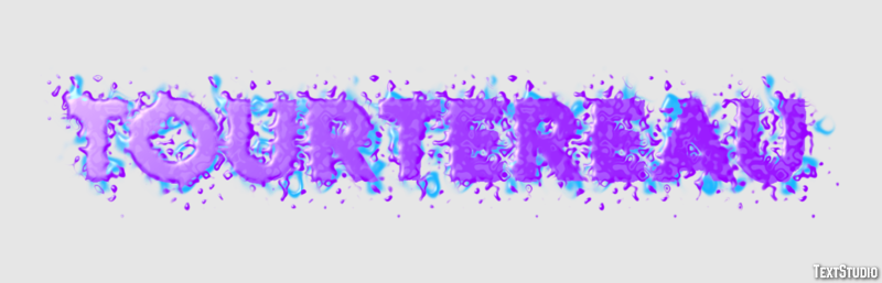 Tourtereau Effet de texte