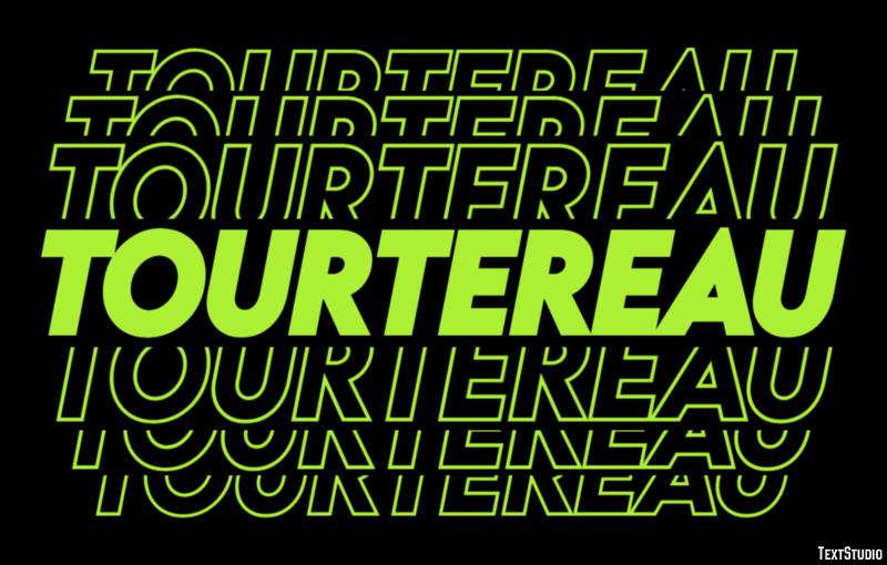Tourtereau Effet de texte