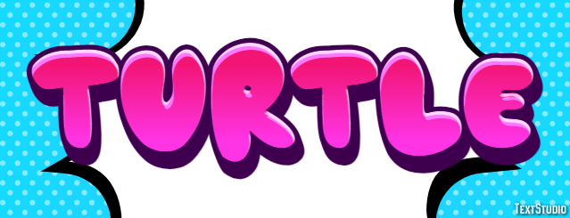 Turtle Text Effect