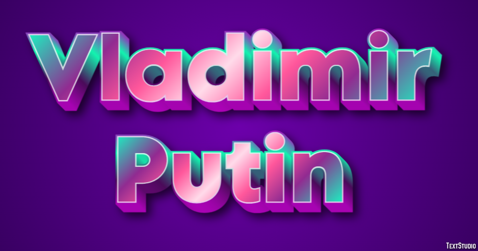 Vladimir Putin Effetto testo