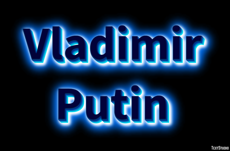 Vladimir Putin Text Effect
