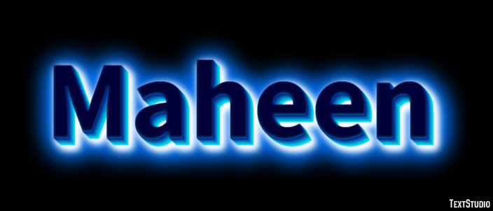 Maheen Effetto testo