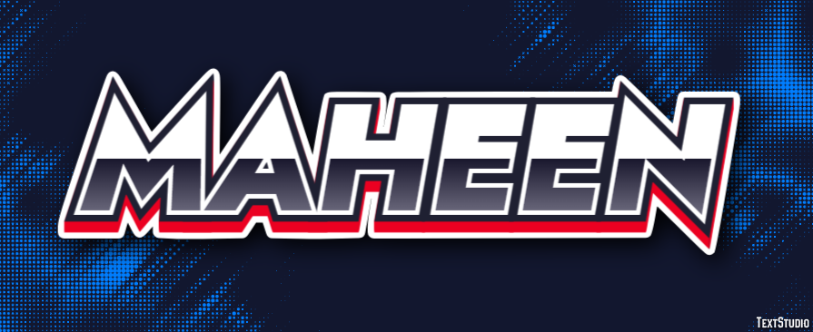 Maheen Text Effect