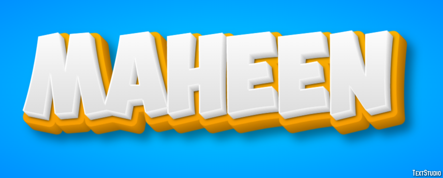 Maheen Effetto testo