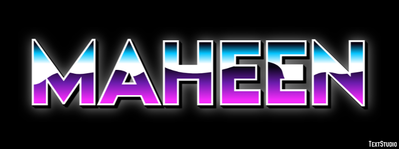 Maheen Text Effect