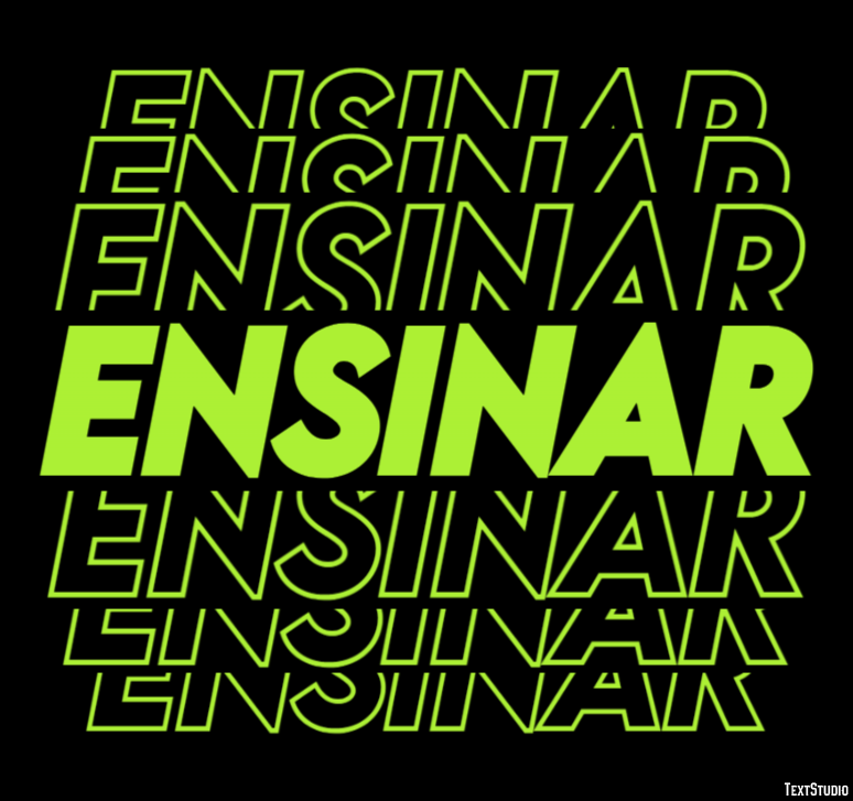 Ensinar Effetto testo