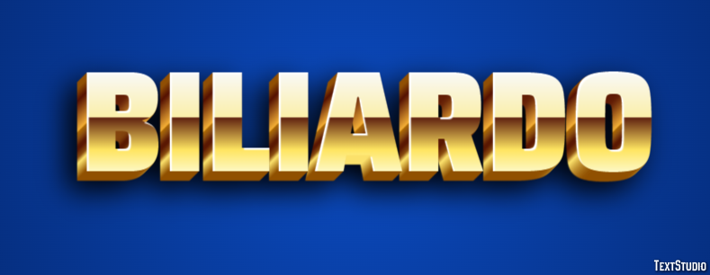 Biliardo テキスト効果