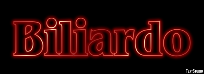 Biliardo テキスト効果