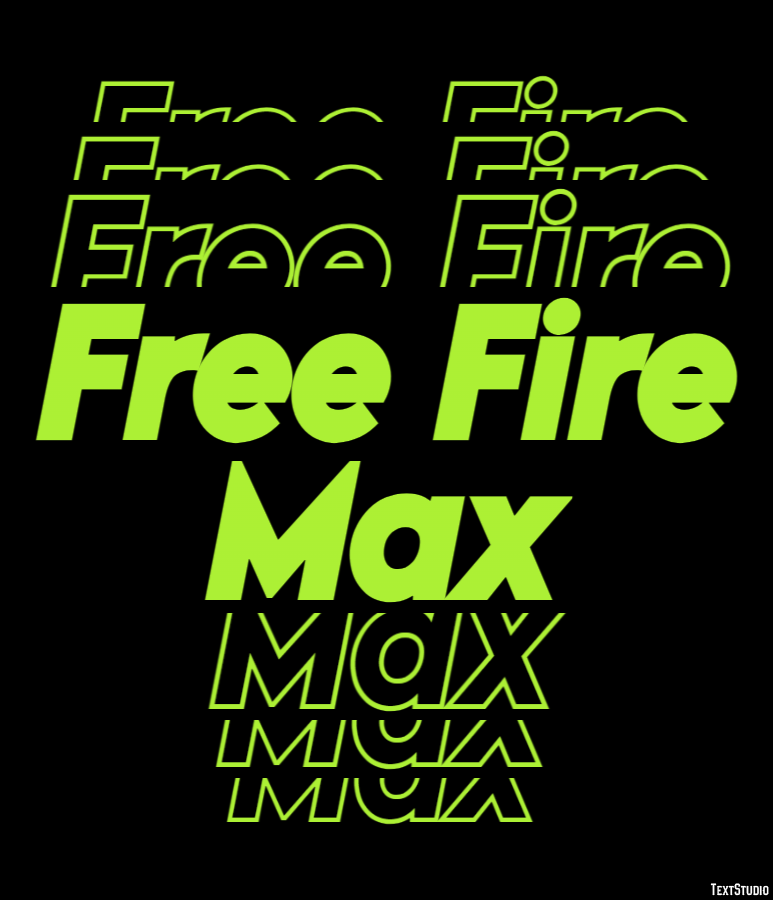 Free Fire Max Texteffekt