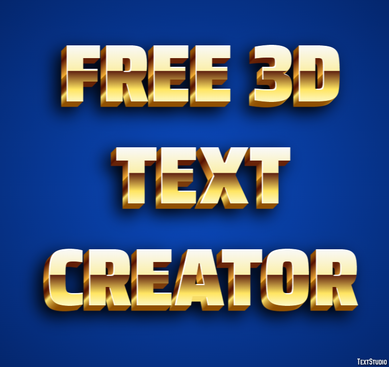 Free 3d Text Creator Efekt tekstowy
