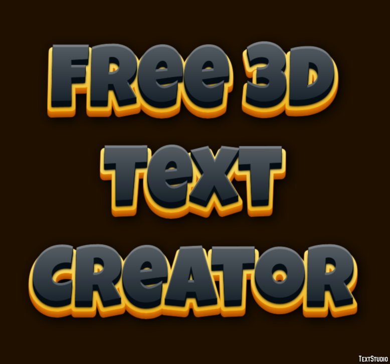 Free 3d Text Creator Efekt tekstowy