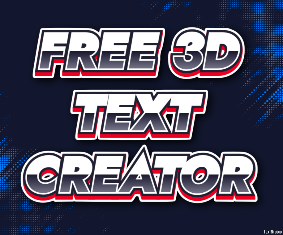 Free 3d Text Creator Efekt tekstowy