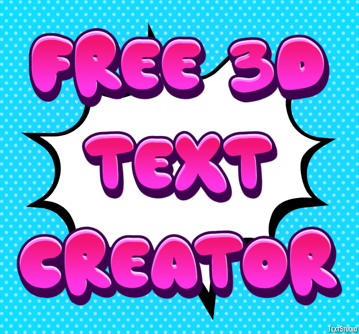 Free 3d Text Creator Efekt tekstowy