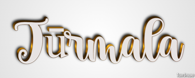 Jūrmala Efeito de texto