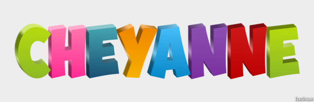 Cheyanne Text Effect