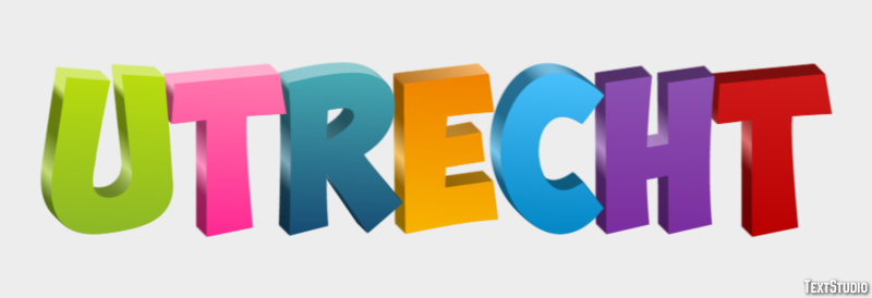 Utrecht Efecto de Texto