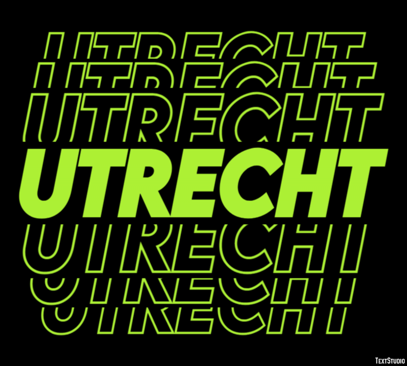 Utrecht Efecto de Texto