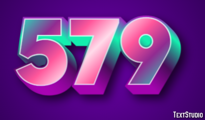 579 Text Effect