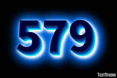 579 Text Effect