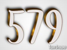 579 Text effect