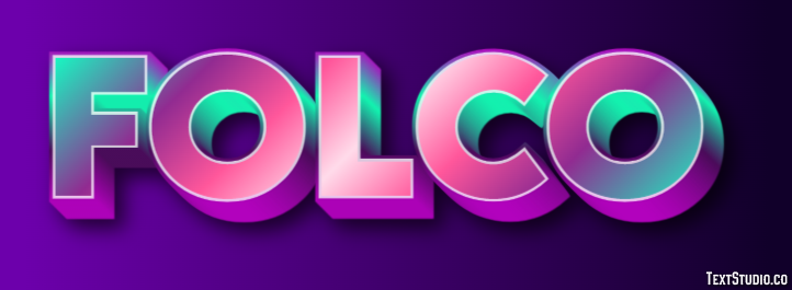 Folco Effetto testo