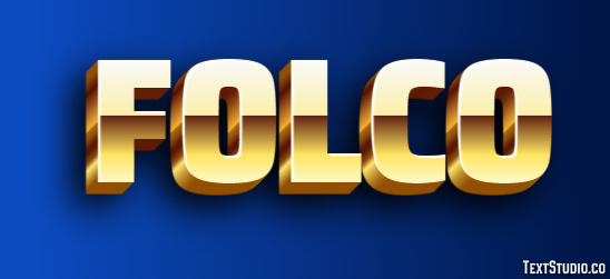 Folco Effetto testo