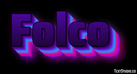 Folco Effetto testo