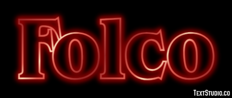 Folco Effetto testo