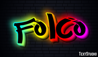 Folco Effetto testo