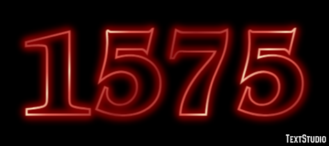 1575 Text Effect