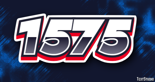 1575 Text Effect