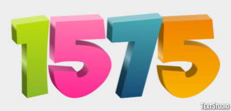 1575 Text Effect