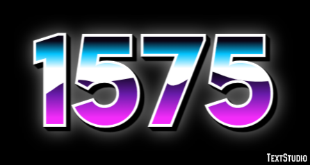 1575 Text Effect