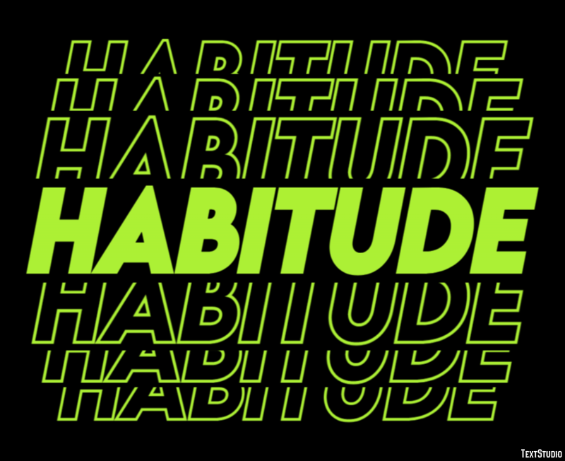 Habitude Tekst Effect