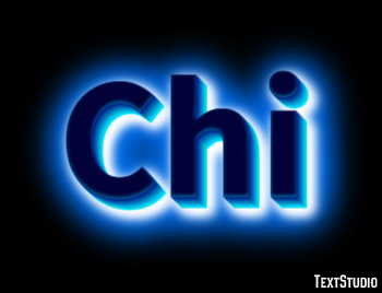 Chi Text Effect