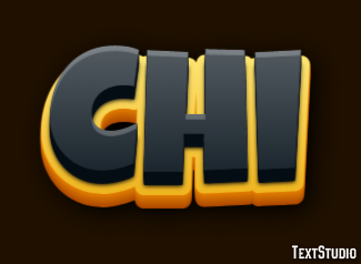 Chi Text Effect