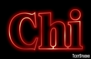 Chi Text effect