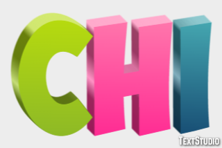 Chi Text effect