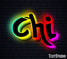 Chi Text effect