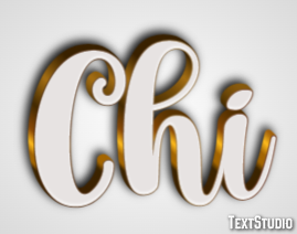 Chi Text effect