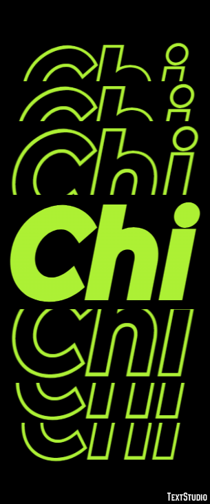 Chi Tekst Effect