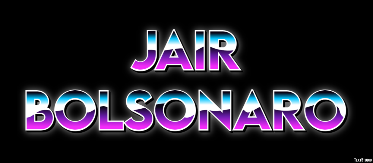 Jair Bolsonaro Text Effect