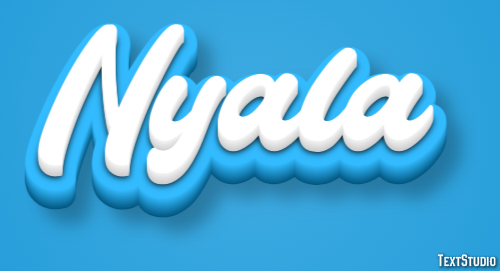 Nyala Texteffekt
