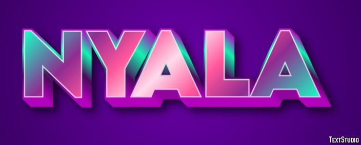 Nyala Texteffekt