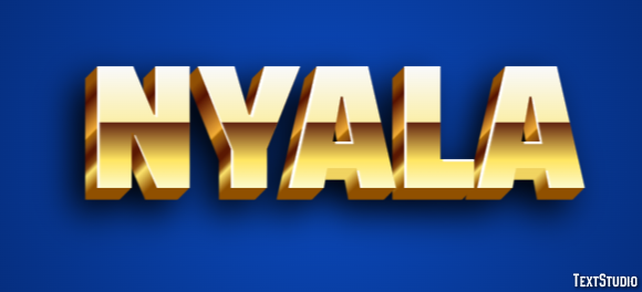 Nyala Texteffekt