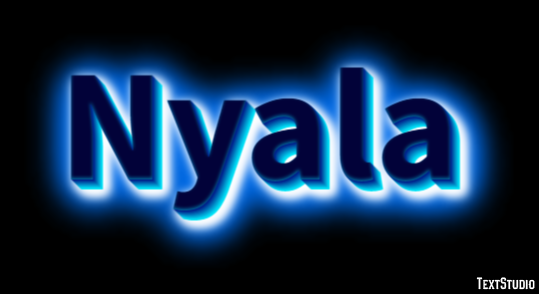 Nyala Texteffekt