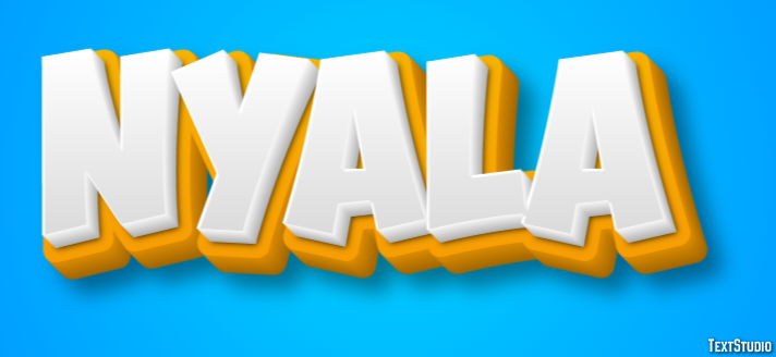 Nyala Effet de texte