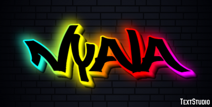 Nyala Effet de texte